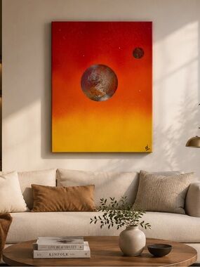 Burning Horizon (Original Art Work)